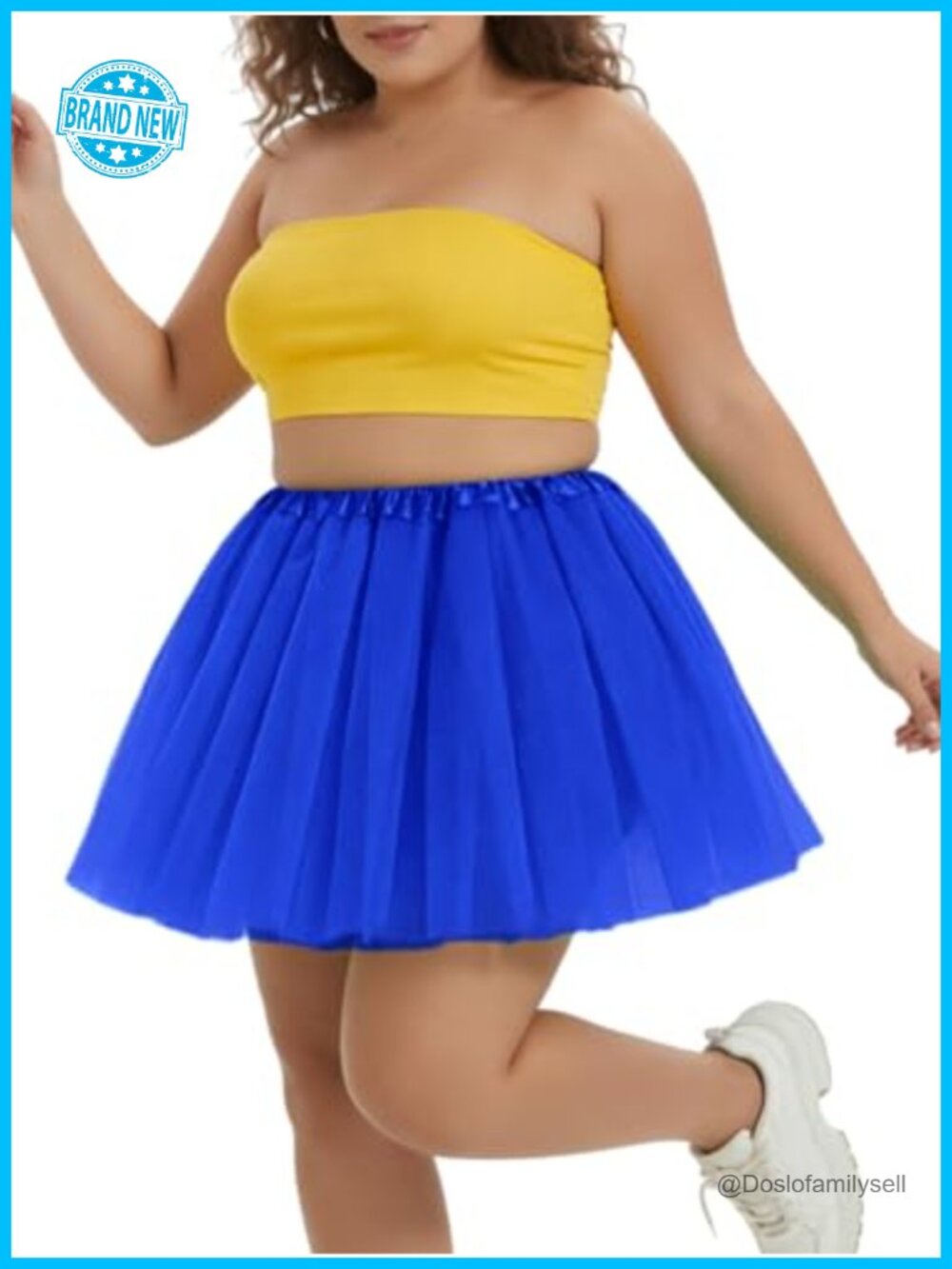 Plus Size Tulle Tutu Skirt Tiered No Liner Halloween Cosplay Costume Ballet